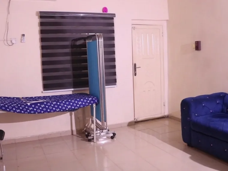A consulting room at the hospital